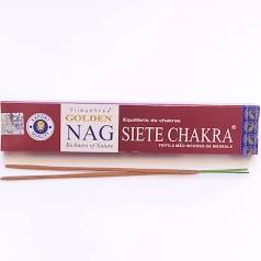 INCENSO GOLDEN NAG SEVEN CHAKRA